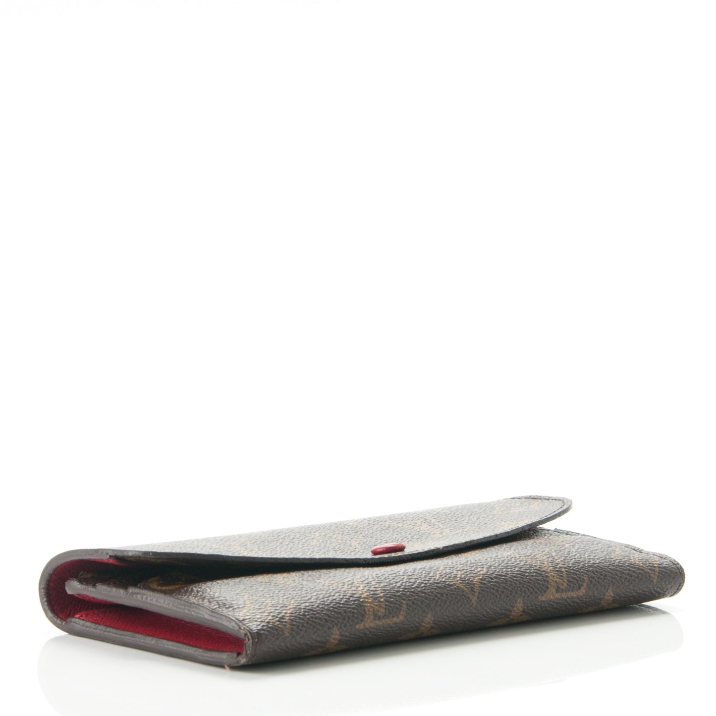 Monogram Emilie Wallet Red