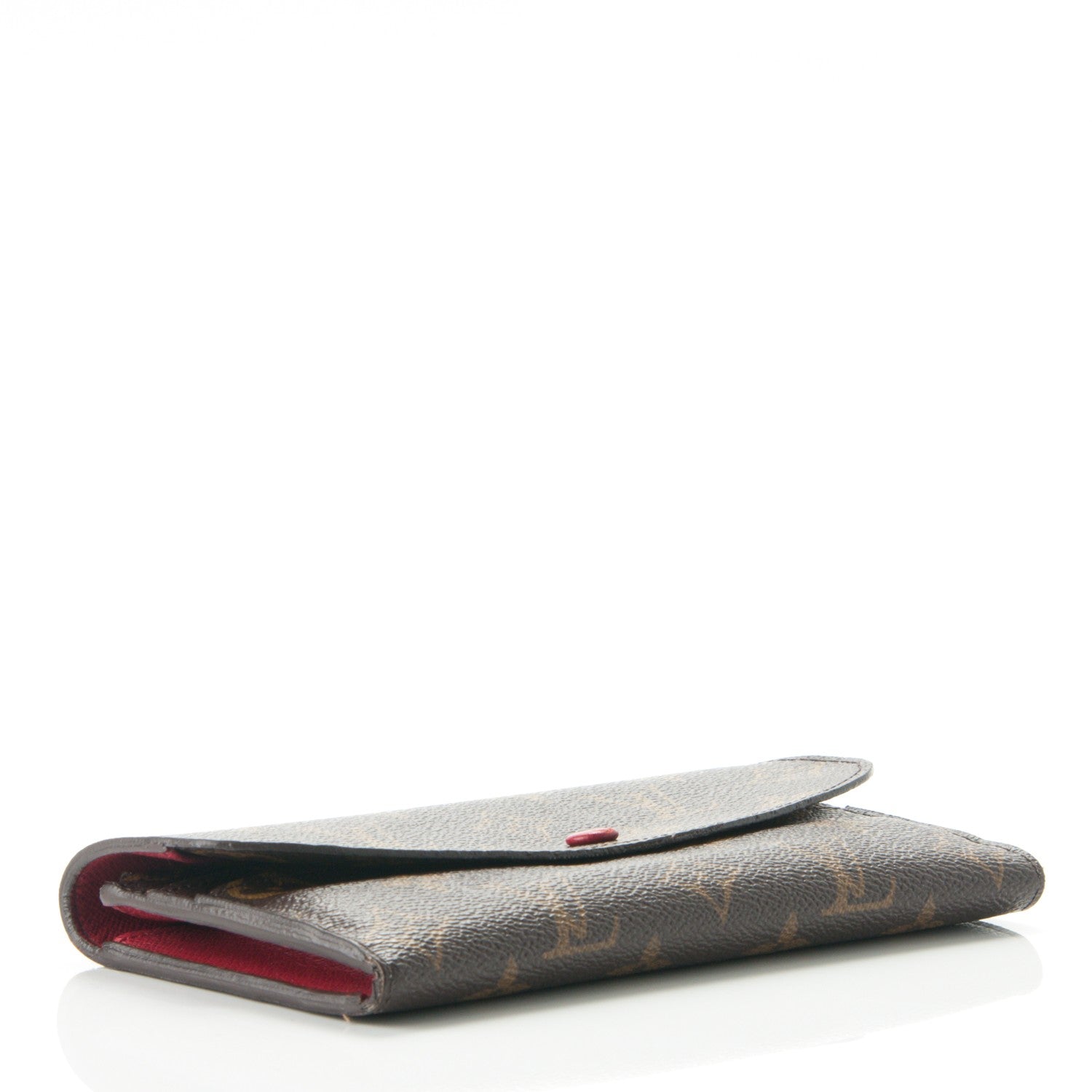 Louis Vuitton Monogram Emilie Wallet Red 4 of 7