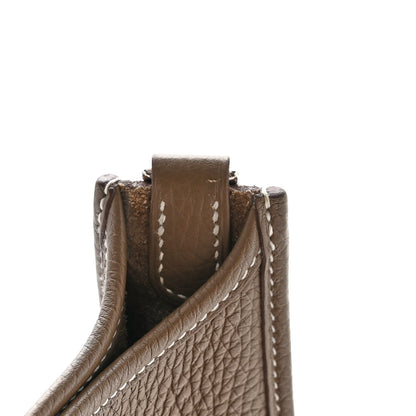 Hermes Taurillon Clemence Evelyne TPM Etoupe 13 of 14