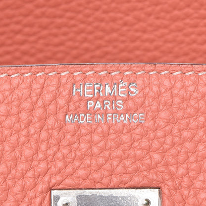 Hermes Taurillon Clemence Birkin 35 Crevette 22 of 36