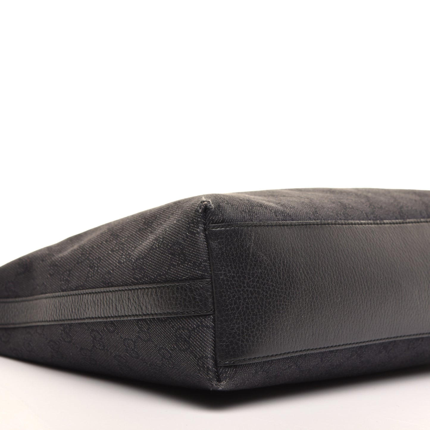 Denim Monogram Hobo Black