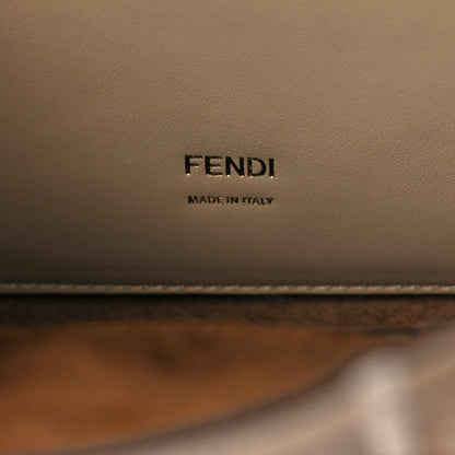 Fendi Agnello Old Shine Chamois F is Fendi Embossed Kan U Shoulder Bag Amido Nude 6 of 9