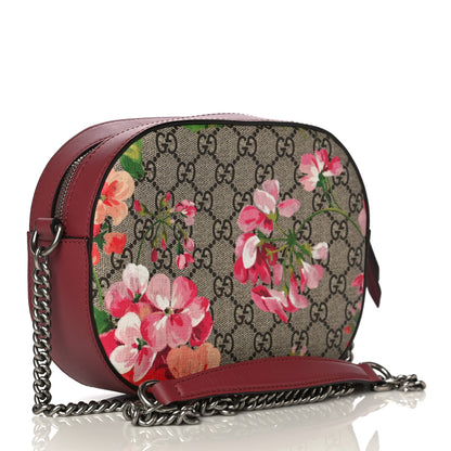 Gucci GG Supreme Monogram Blooms Mini Chain Shoulder Bag Beige Multicolor Dry Rose 3 of 13