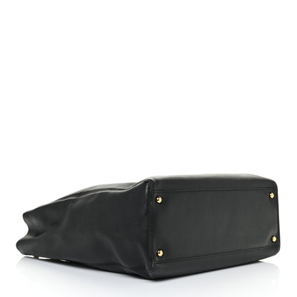 Chanel Calfskin Tall Cerf Tote Black 4 of 16