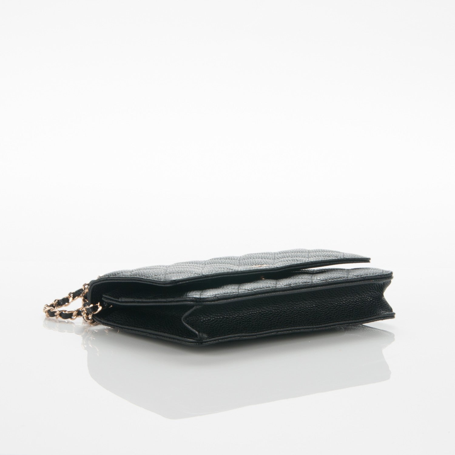 Chanel Caviar Quilted Wallet On Chain WOC Black 4 of 8