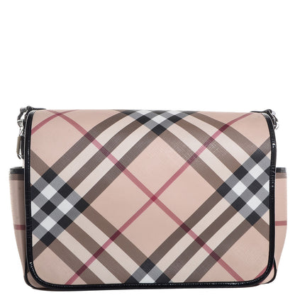 Burberry Nova Check Diaper Messenger Bag 1 of 8
