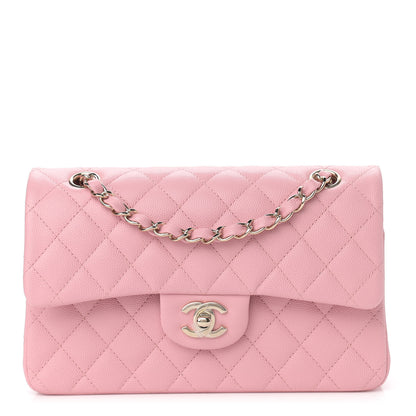 Chanel Caviar Quilted Small Double Flap Pink 1 of 9