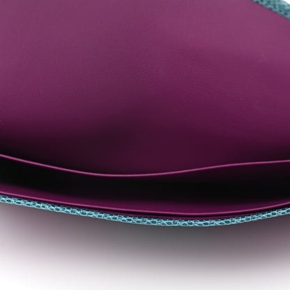 Hermes Swift Lizard Niloticus Jige Duo Anemone Bleu Petrole 5 of 6