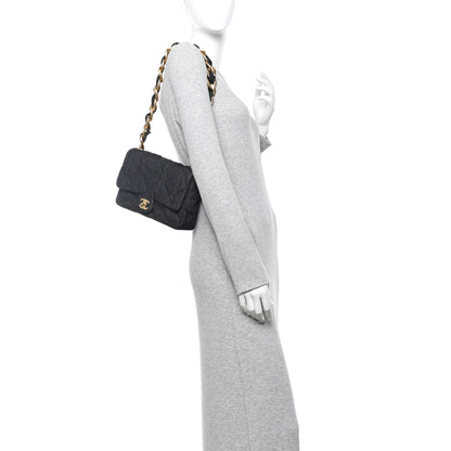 Chanel Denim Quilted Medium Funky Town Flap Black 2 of 10
