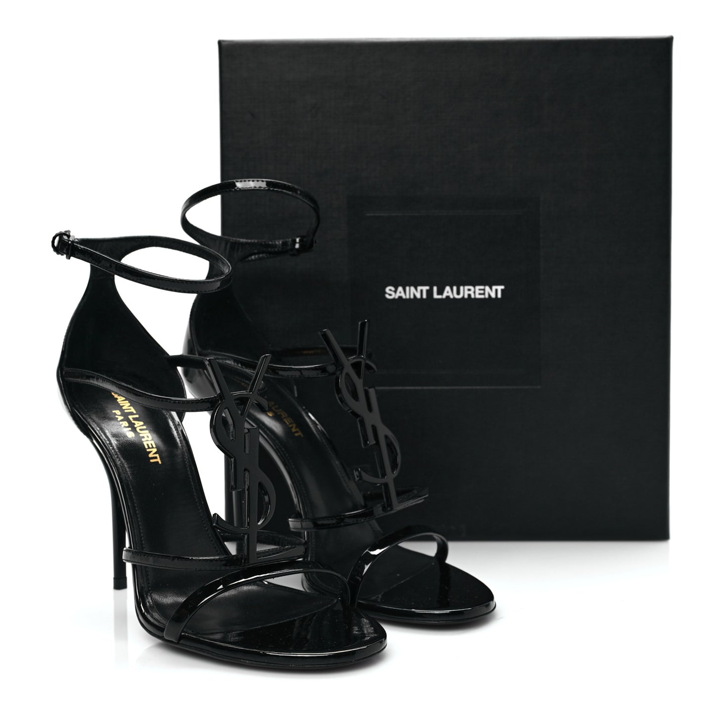 Patent Cassandra 100 Sandals 38 Black