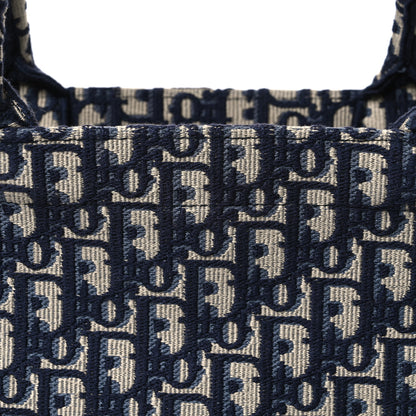 Christian Dior Oblique Large Book Tote Blue Multicolor 7 of 10