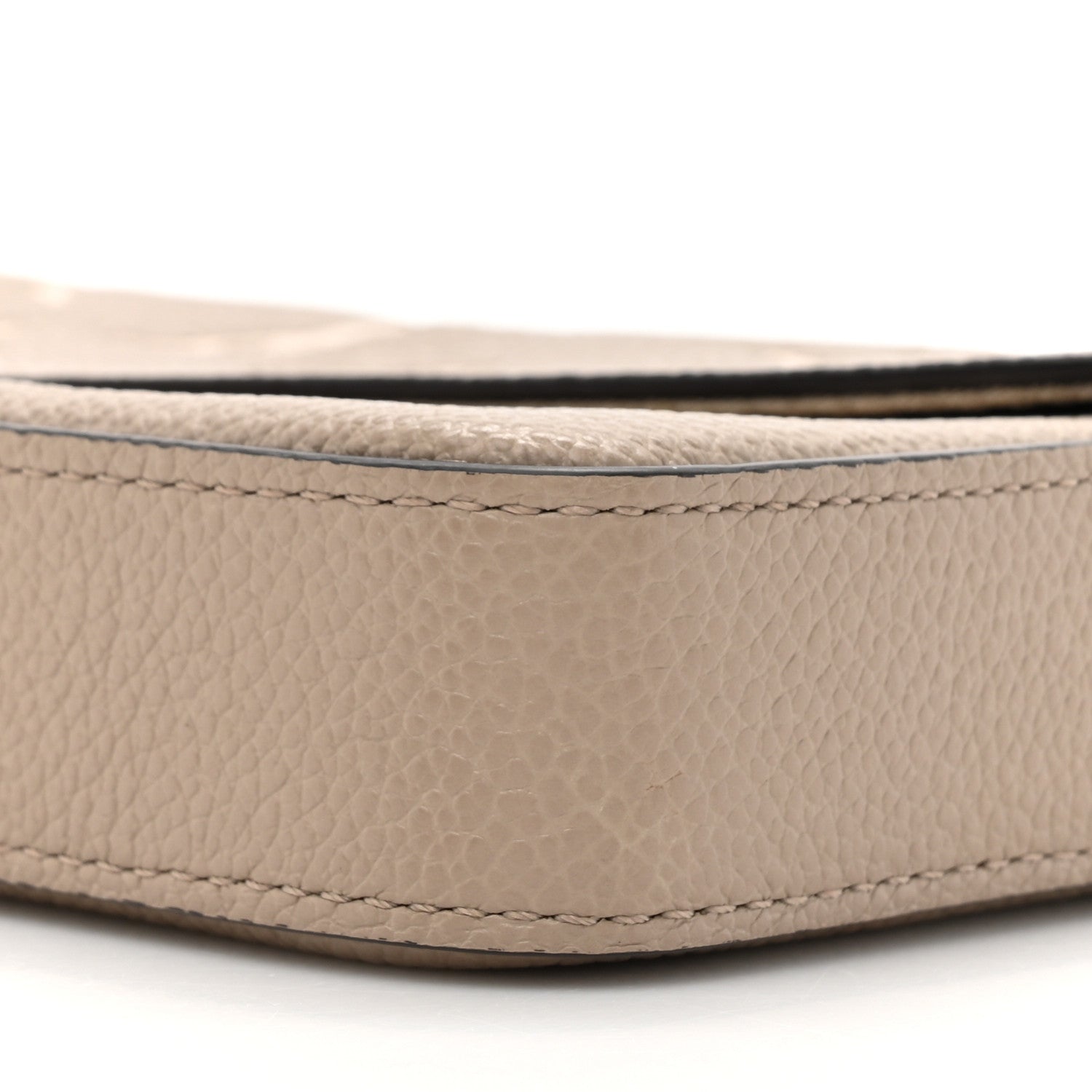 Louis Vuitton Empreinte Monogram Giant Felicie Pochette Tourterelle Creme 10 of 14