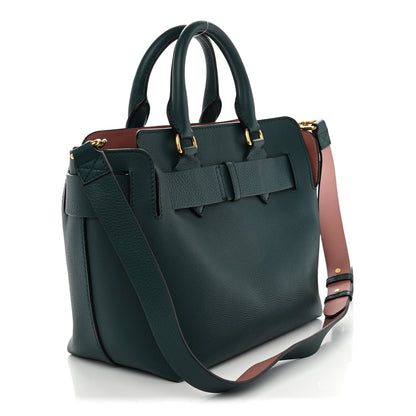 Burberry Soft Grain Calfskin Small Belt Bag Dark Cyan 3 of 11