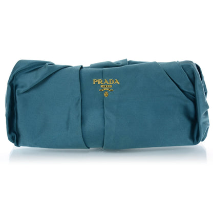 Prada Satin Frame Evening Bag Turchese 1 of 8
