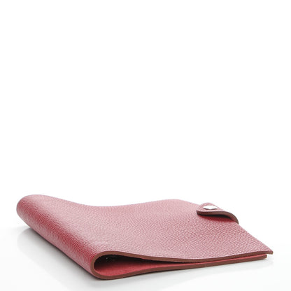 Hermes Togo Ulysse PM Agenda Cover Rubis 3 of 7