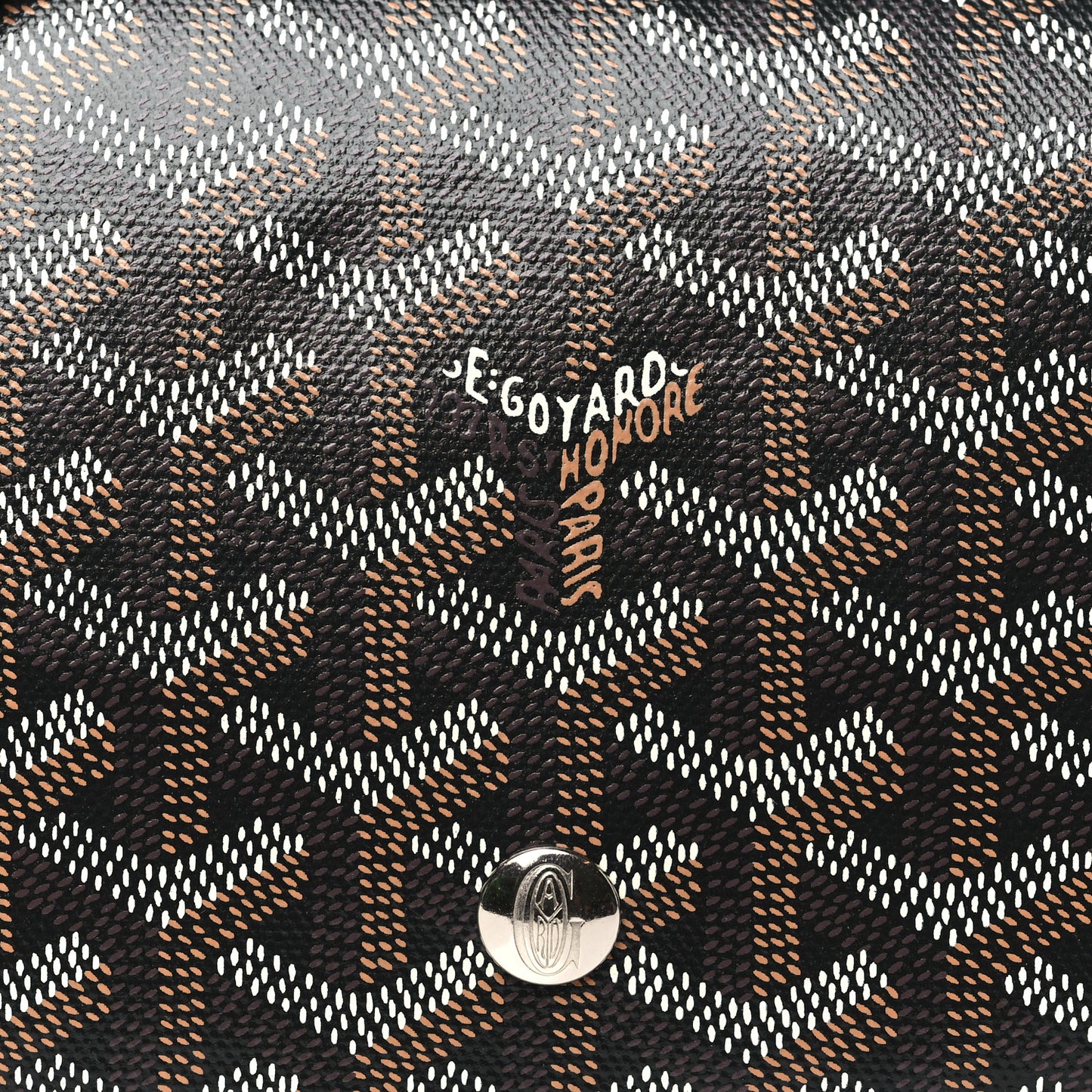 Goyardine Plumet Wallet Clutch Black