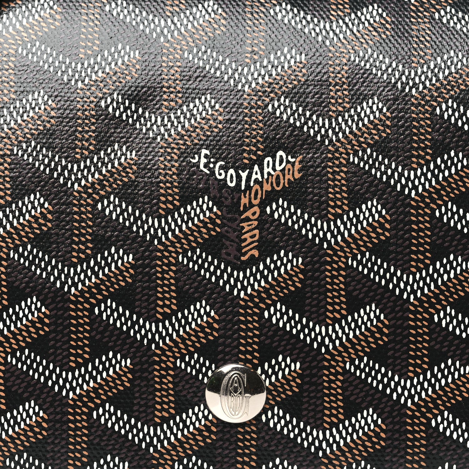 Goyard Goyardine Plumet Wallet Clutch Black 7 of 9