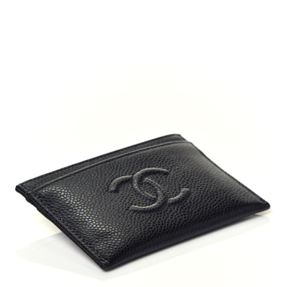 Chanel Caviar Timeless CC Card Holder Black 4 of 8