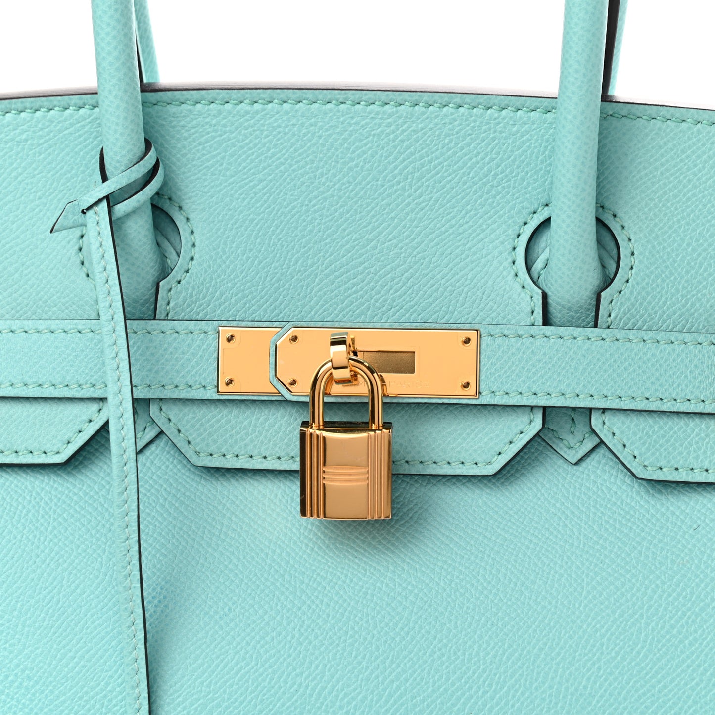 Epsom Birkin 30 Bleu Atoll