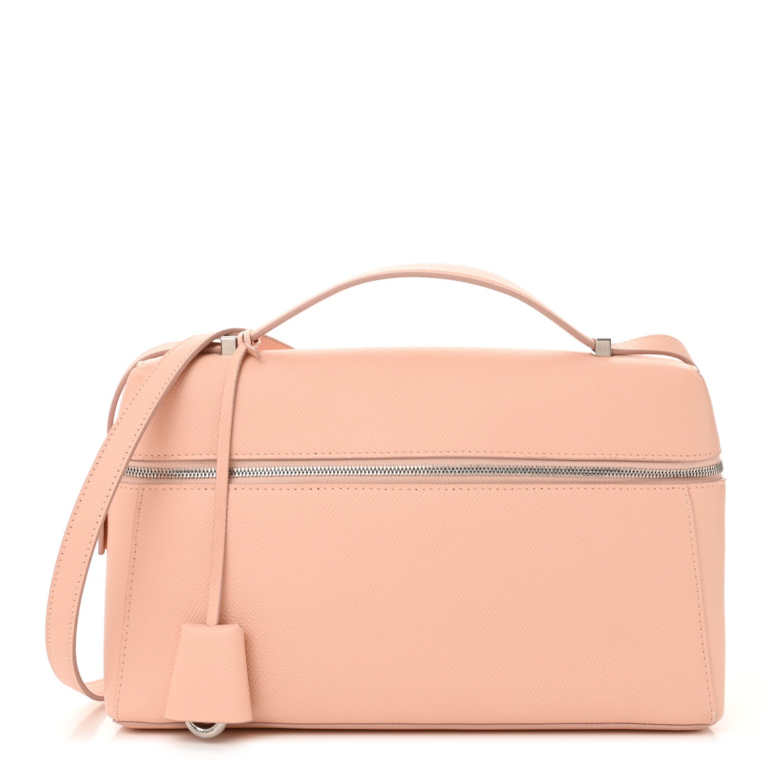 Loro Piana Textured Calfskin Extra Bag L27 Feather Pink 1 of 9