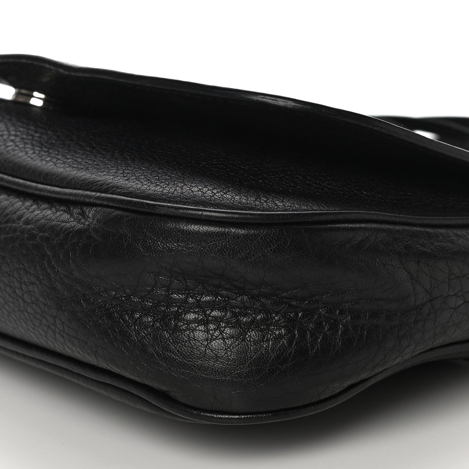 Gucci Pebbled Calfskin Medium Soho Flap Crossbody Black 10 of 21