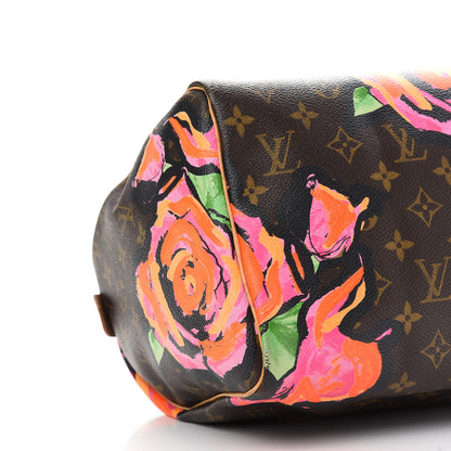 Louis Vuitton Monogram Roses Speedy 30 8 of 12