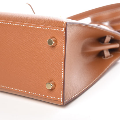 Hermes Epsom Kelly Sellier 25 Gold 19 of 46