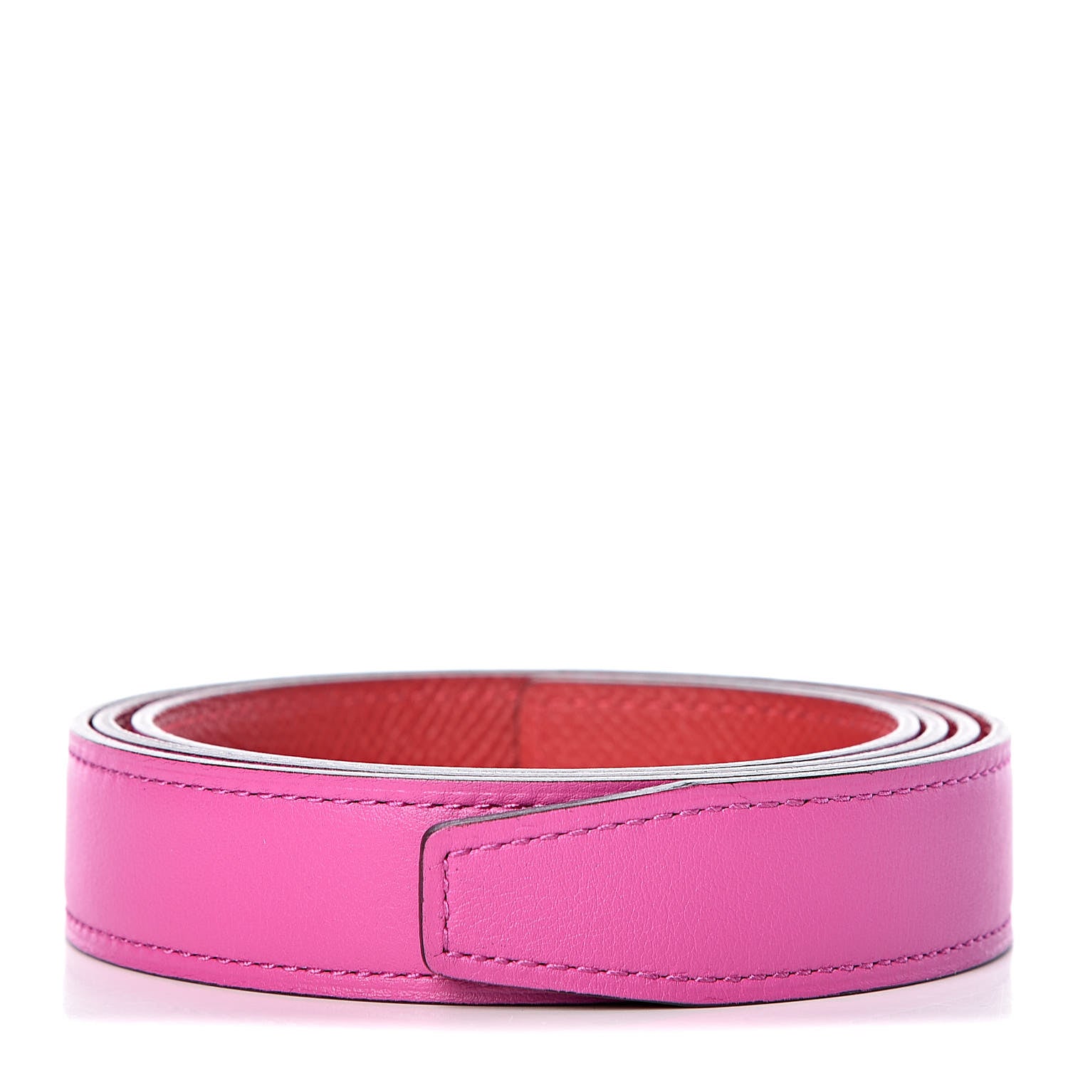 Hermes Swift Epsom 24mm Belt Strap 90 Magnolia Rouge Casaque 1 of 8