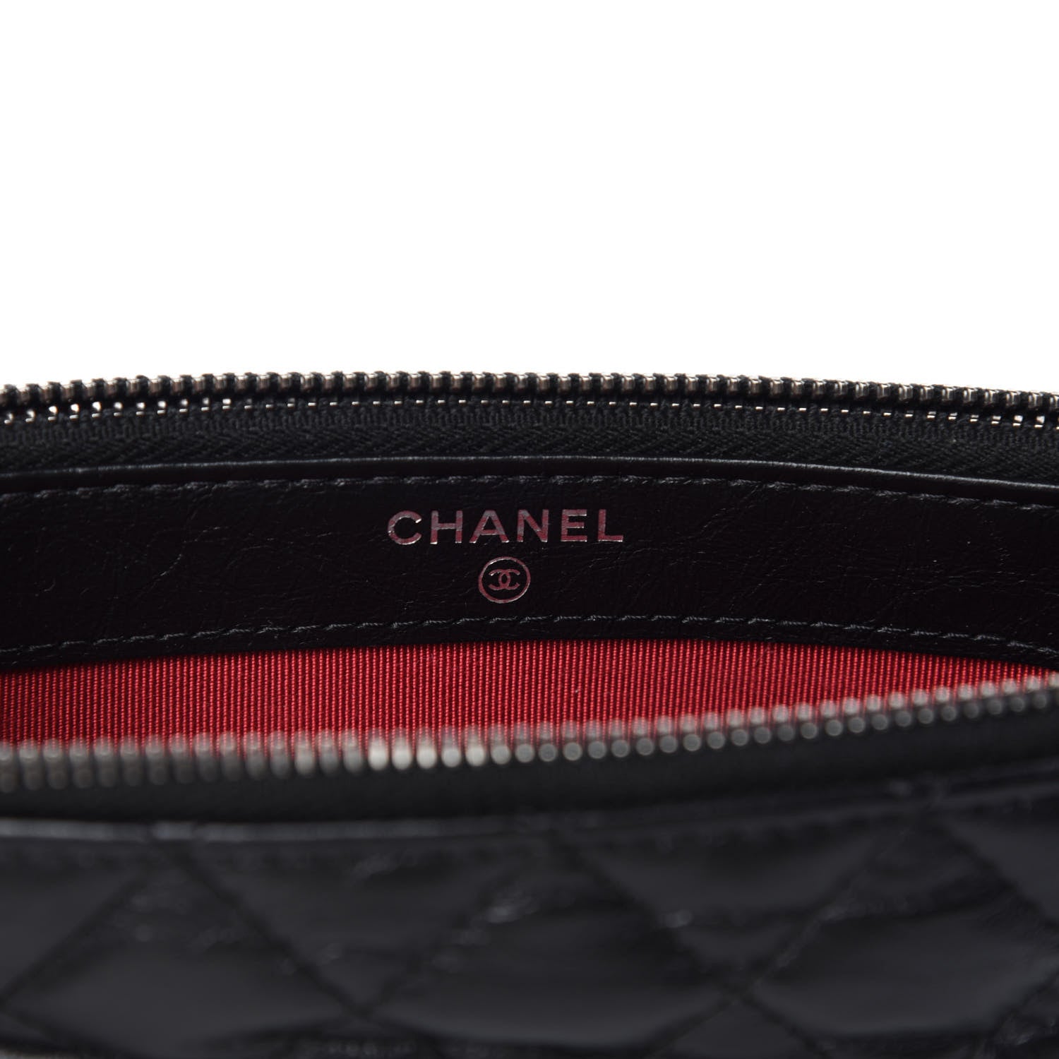 Chanel Aged Calfskin Quilted Small Gabrielle Clutch With Chain Black 8 of 11