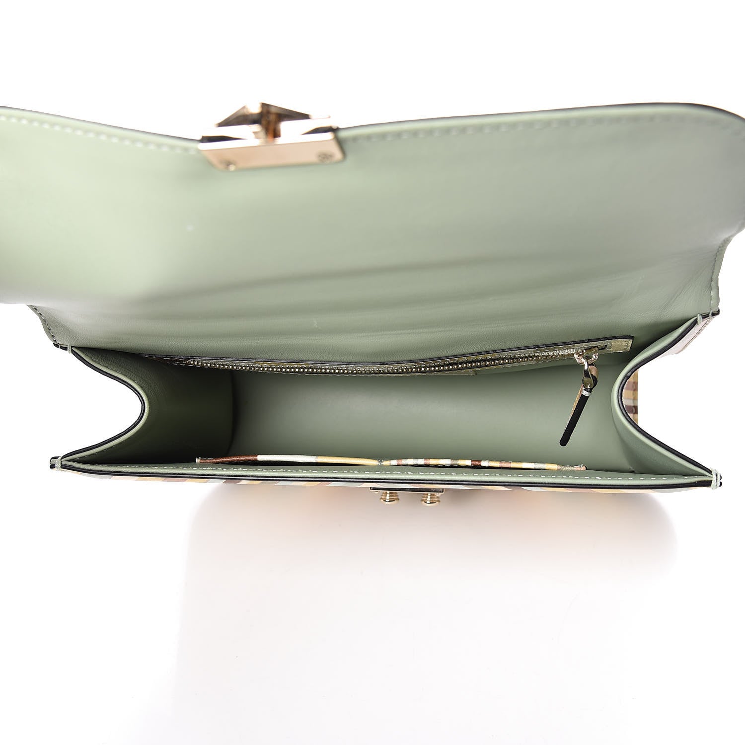 Valentino Garavani Vitello Native Couture 1975 Medium Glam Lock Rockstud Flap Multicolor 7 of 8