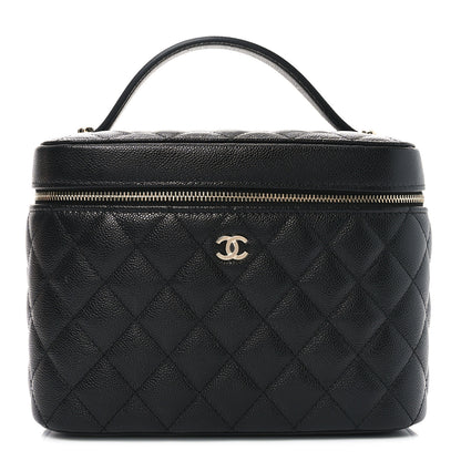 Chanel Caviar Quilted Large Vanity Pouch Black 1 of 11
