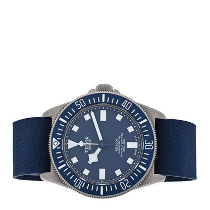 TUDOR Titanium Fabric 42mm Pelagos Automatic Watch Blue 25707B 2 of 5