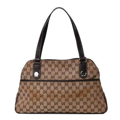 Gucci Monogram Medium Charmy Shoulder Bag Brown 1 of 7