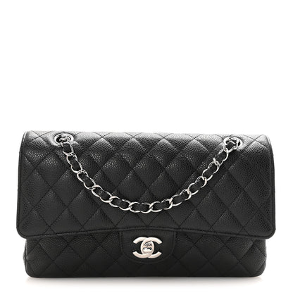 Chanel Caviar Quilted Medium Double Flap Black 1 of 10