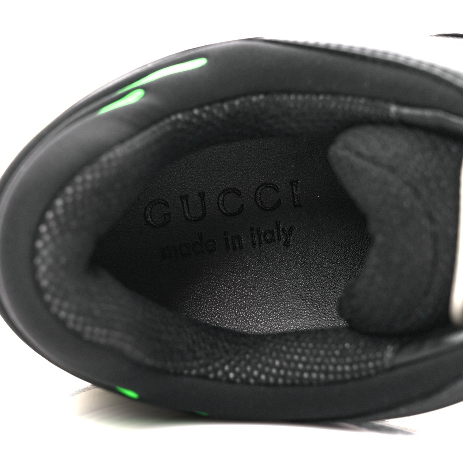 Gucci Demetra Glow in the Dark Mens Basket Low Top Sneakers 9.5 Black 8 of 10