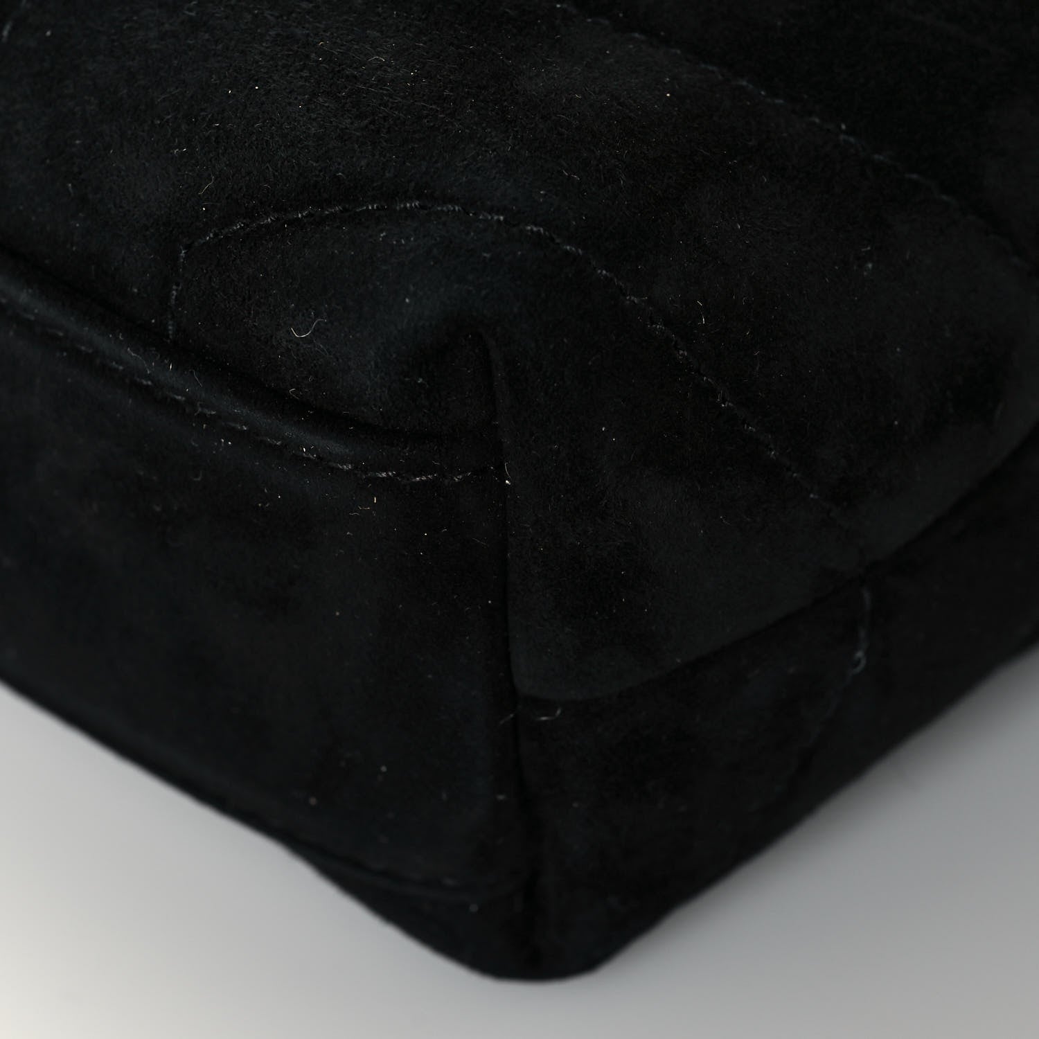 Saint Laurent Suede Y Quilted Monogram Toy Loulou Crossbody Bag Black 10 of 14