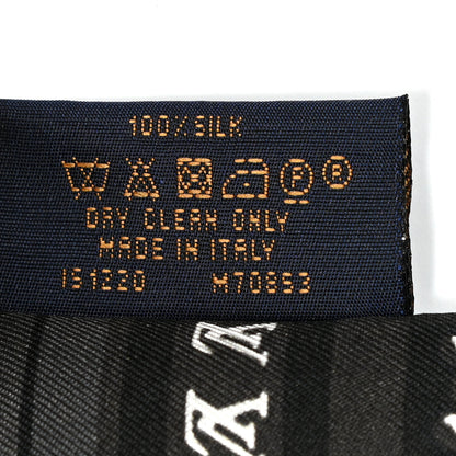 Louis Vuitton Silk Monogram LV World Bandeau Brown 4 of 4