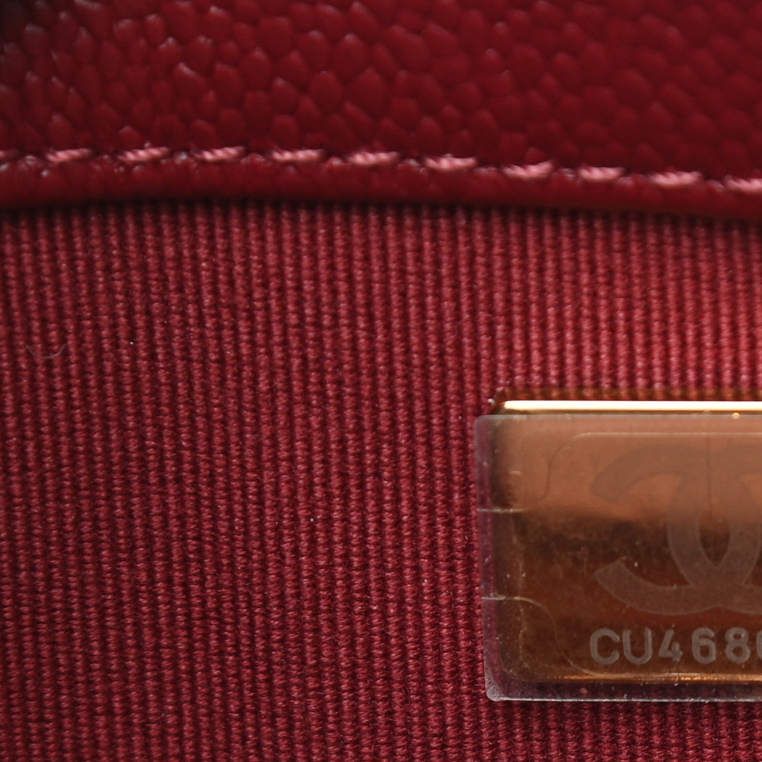Chanel Caviar Quilted Small Boy Flap Burgundy 7 of 11