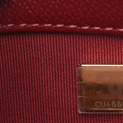 Chanel Caviar Quilted Small Boy Flap Burgundy 7 of 11