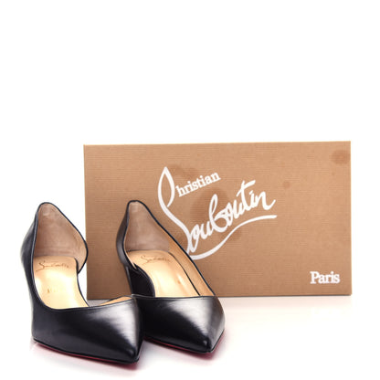 Christian Louboutin Kid Cuoio Karera 45 Pumps 38 Black 10 of 10