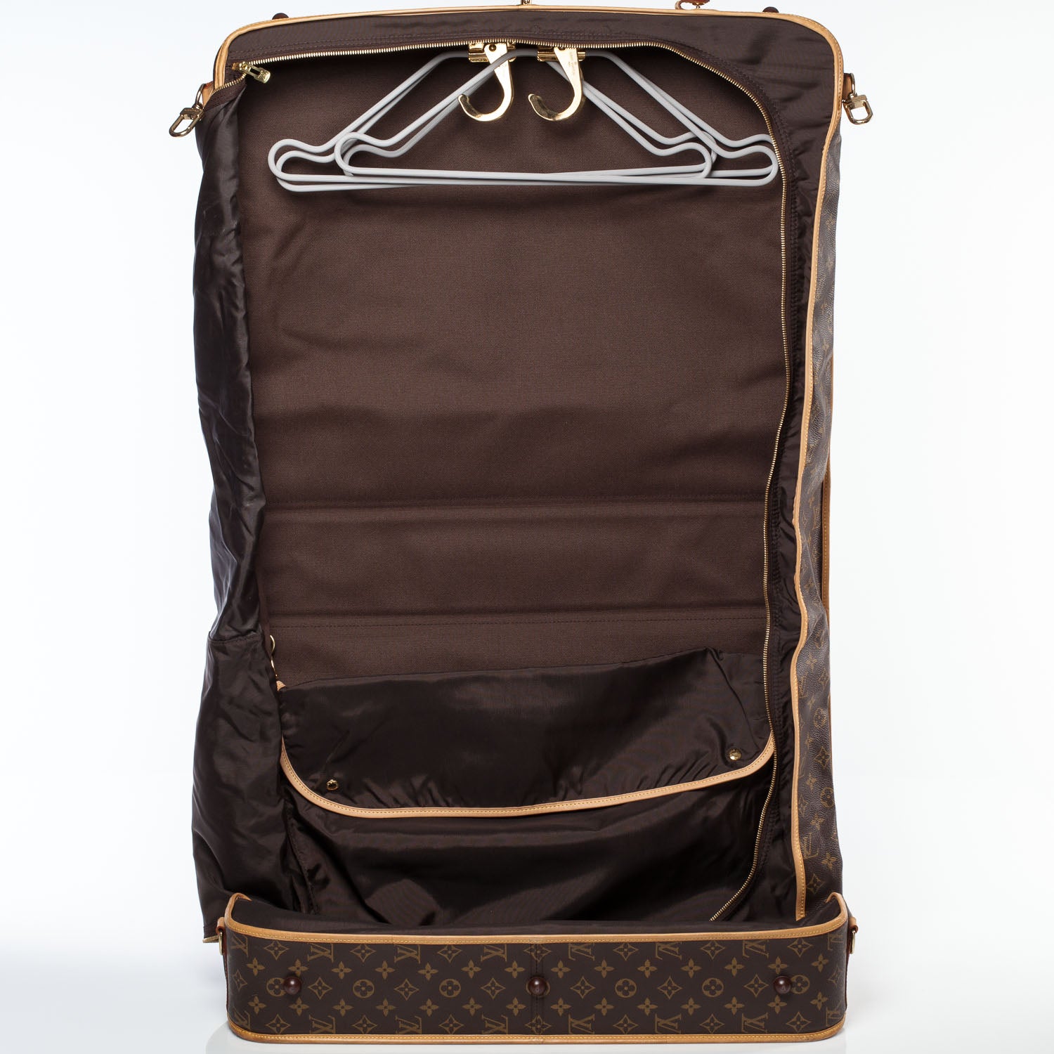 Louis Vuitton Monogram Garment Carrier 4 Hangers 13 of 14