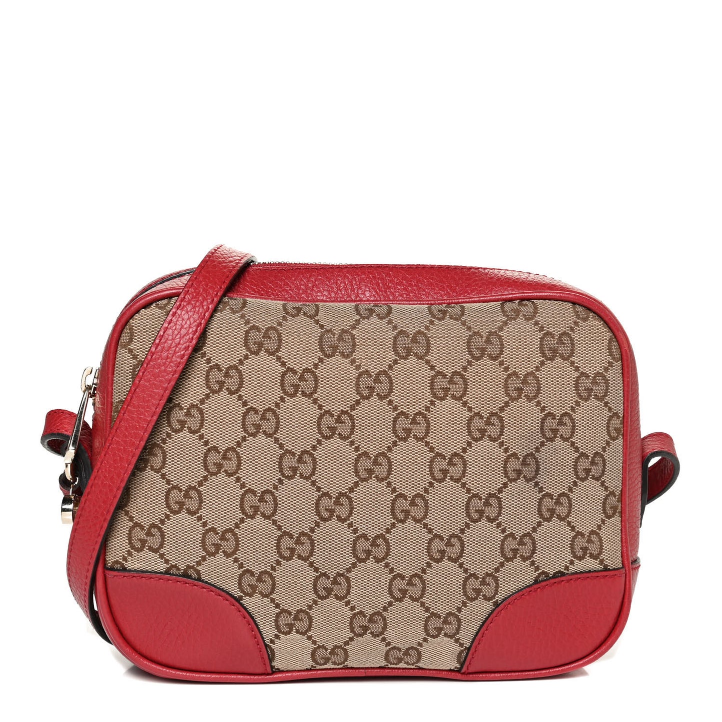 Monogram Mini Bree Messenger Bag Red