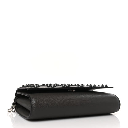 Christian Louboutin Calfskin Spikes Loubinthesky Paloma Wallet On Chain Rocket 4 of 8