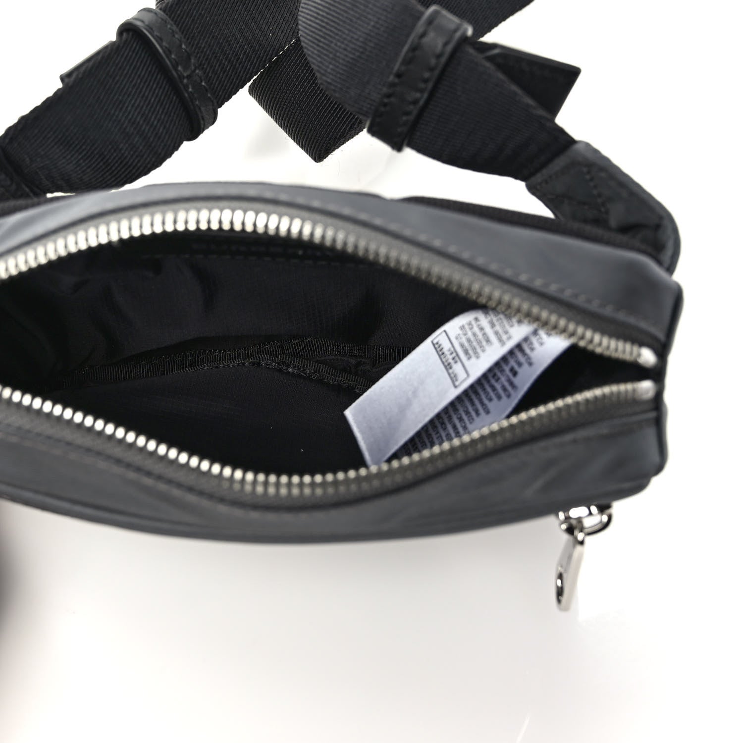 Burberry Econyl Logo Print Small Cannon Bum Bag Charcoal Grey 5 of 9