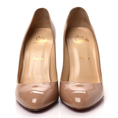 Christian Louboutin Patent Simple 110 Pumps 40 Nude 2 of 9