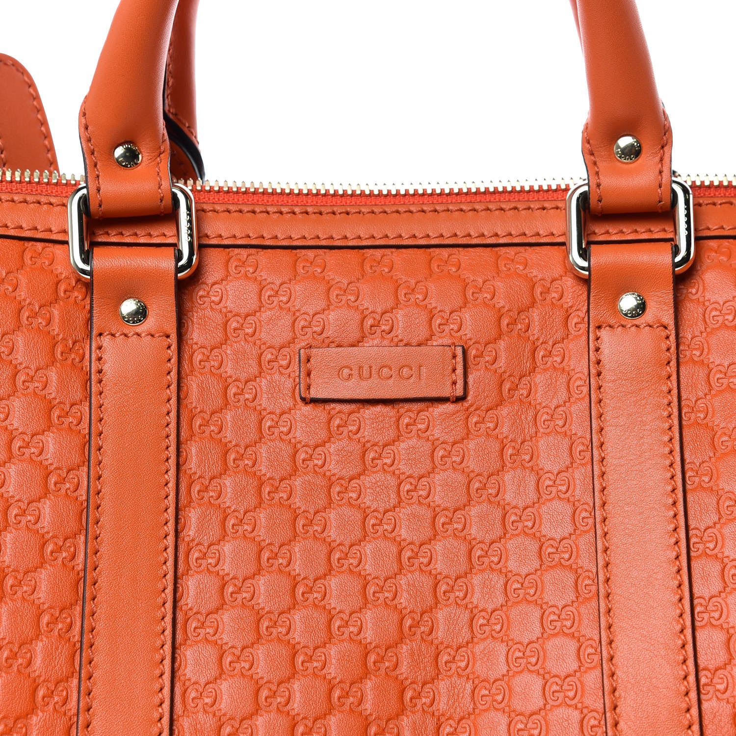 Gucci Microguccissima Medium Joy Boston Sun Orange 8 of 11