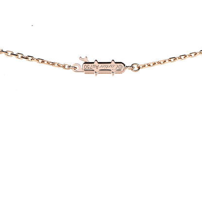 Cartier 18K Pink Gold Diamond Hearts and Symbols Pave Necklace 5 of 6