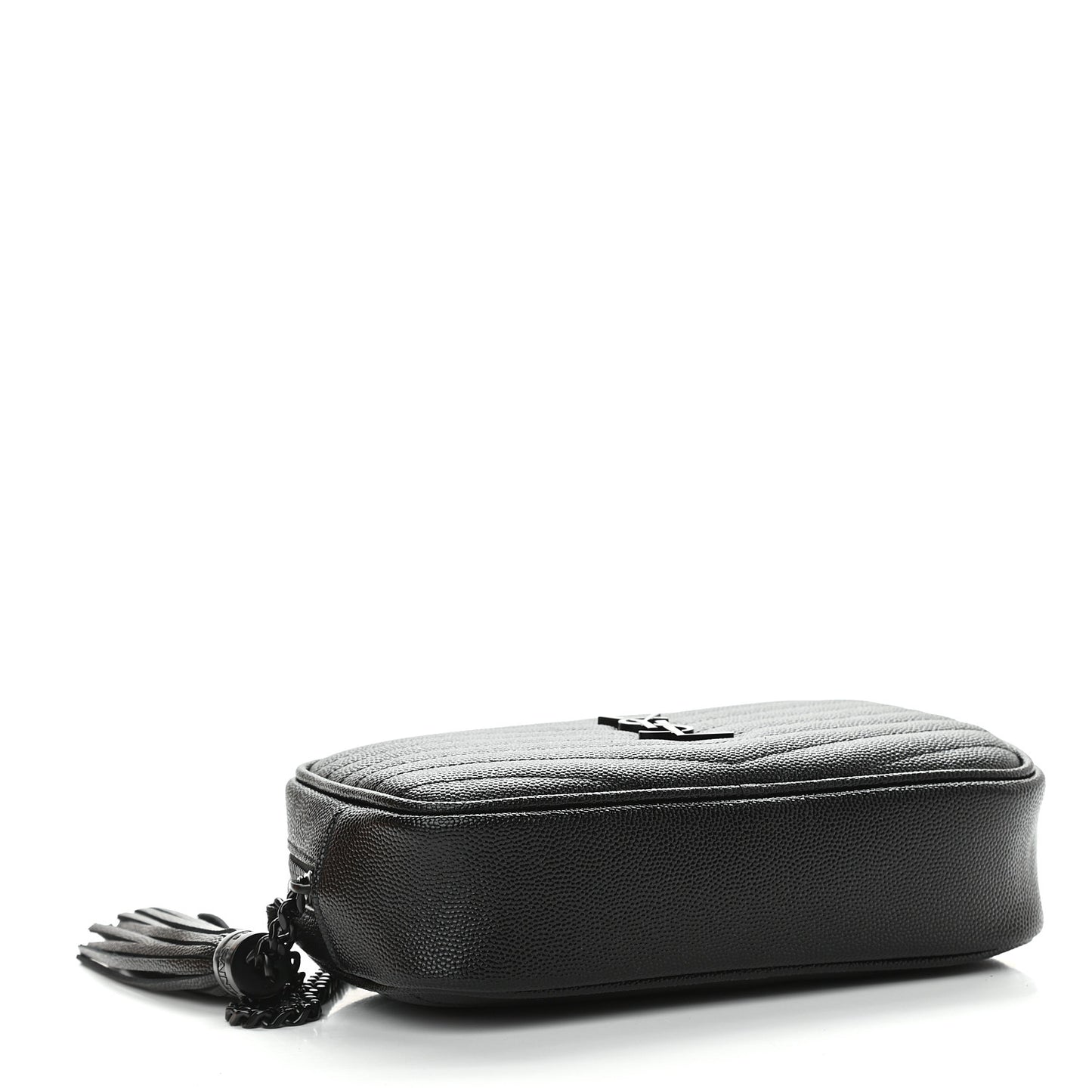Grain De Poudre Matelasse Monogram Mini Lou Camera Bag Black