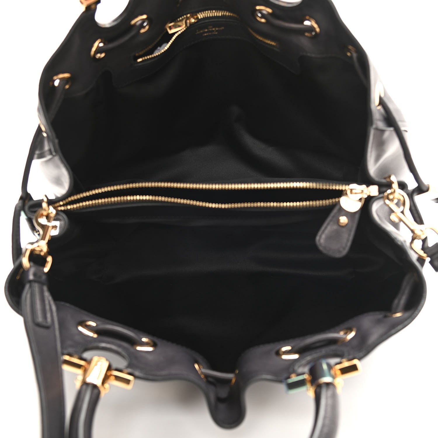 Salvatore Ferragamo Calfskin Sonia Tote Black 5 of 9