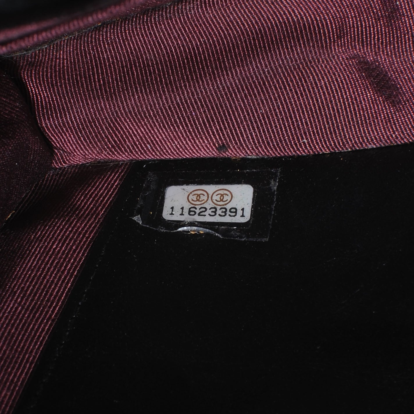 Aged Calfskin Reissue Wallet On Chain WOC Black